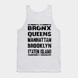 Boroughs of new york Tank Top